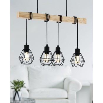 Lustra TOWNSHEND 5 Eglo 44075, 4xE27