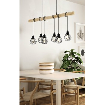 Lustra TOWNSHEND 5 Eglo 44076, 6xE27
