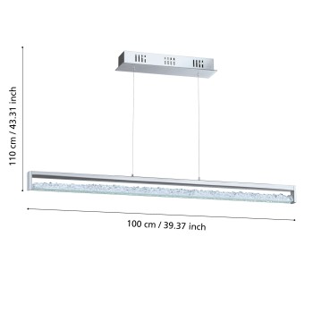 Lustra LED CARDITO 1 Eglo 93626, 6W