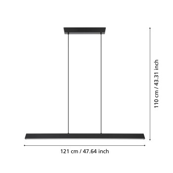 Lustra LED SIMOLARIS-Z Eglo 99603, 35W