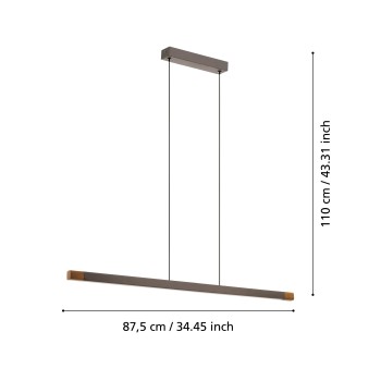 Lustra LED LISCIANA Eglo 900174, 18W
