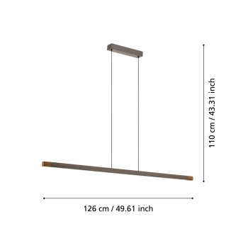 Lustra LED LISCIANA Eglo 900175, 22W