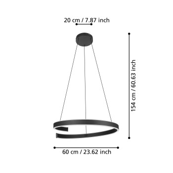 Lustra LED ANDABAIA-Z Eglo 900404, 42.5W