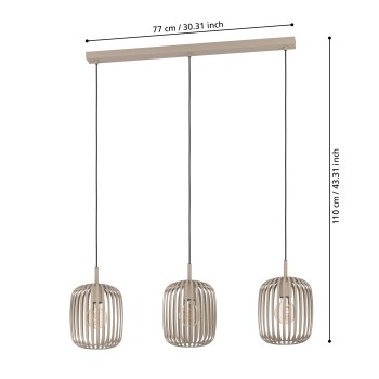 Lustra ROMAZZINA Eglo 900497, 3xE27