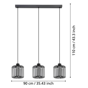 Lustra LED GINESTRONE-Z Eglo 900724, 3.7W
