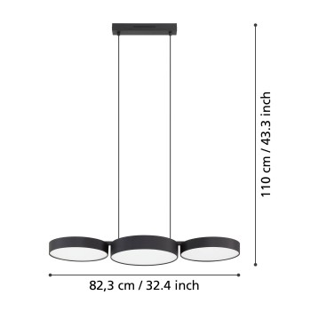 Lustra LED BARBANO-Z Eglo 900854, 7.5W