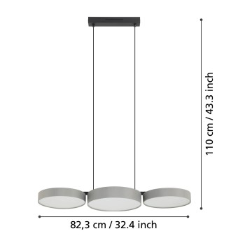 Lustra LED BARBANO-Z Eglo 900856, 7.5W