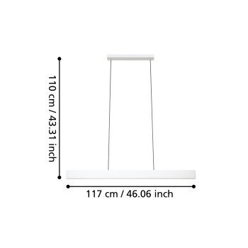 Lustra LED ANDREAS-Z Eglo 900879, 19W