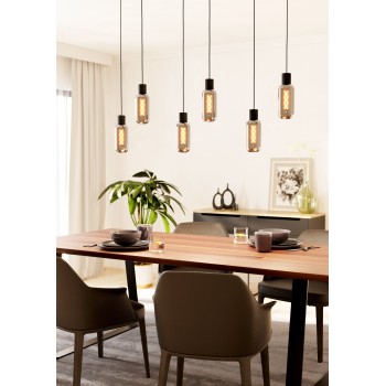 Lustra MAIONE Eglo 901006, 6xE27