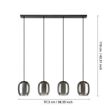 Lustra CIAMPINO Eglo 901193, 4xE27