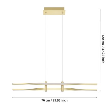 Lustra LED COLMEAL Eglo 901226, 21W