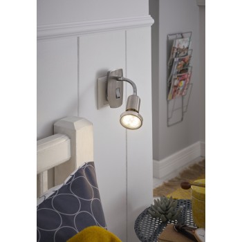 Aplica de perete cu stecher MINI 4 Eglo 902366, 1xGU10