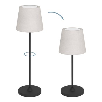 Veioza cu acumulator LED LEONERO Eglo 75937, 3.8W