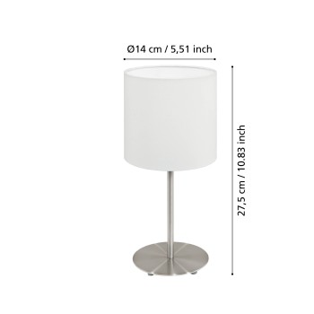 Veioza PASTERI Eglo 95725, 1xE14