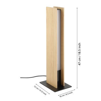 Veioza LED ANCHORENA-Z Eglo 900391, 16W