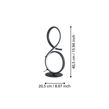 Veioza LED SERPINS Eglo 901269, 11.4W