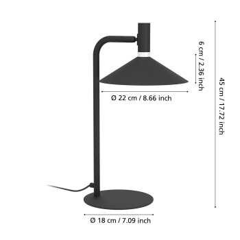 Veioza LED CONOMAVILLA-Z Eglo 902185, 7.5W