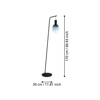 Lampadar CRANLEY Eglo 43758, 1xE27