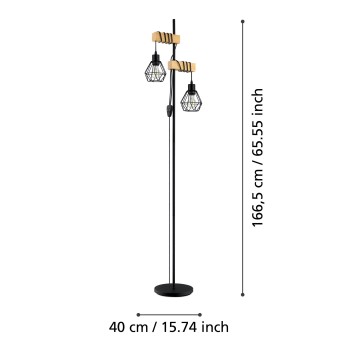 Lampadar TOWNSHEND 5 Eglo 44081, 2xE27