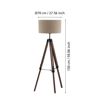Lampadar LANTADA Eglo 44115, 1xE27