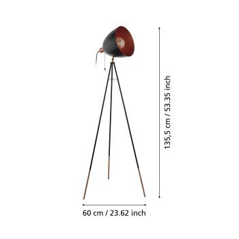 Lampadar CHESTER Eglo 49386, 1xE27