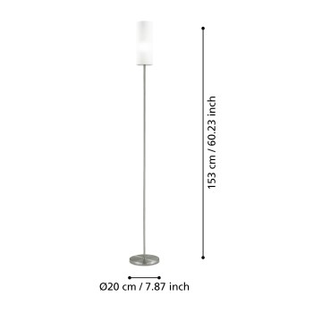 Lampadar TROY 3 Eglo 85982, 1xE27