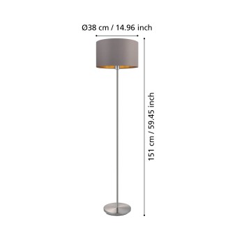 Lampadar MASERLO Eglo 95171, 1xE27
