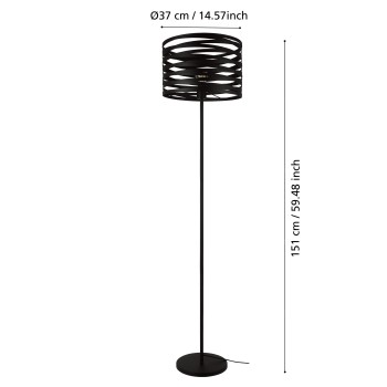 Lampadar CREMELLA Eglo 99507, 1xE27