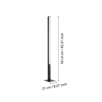 Lampadar LED SIMOLARIS-Z Eglo 99605, 35W