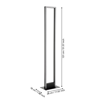Lampadar LED SALVILANAS-Z Eglo 99683, 33W