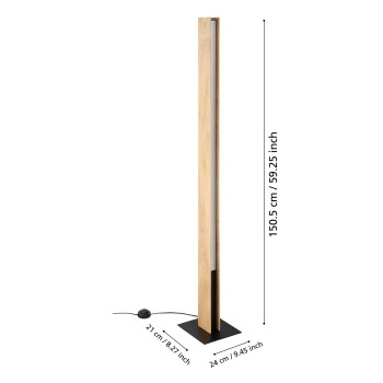 Lampadar LED ANCHORENA-Z Eglo 900392, 35W