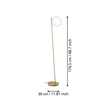 Lampadar RONDO 4 Eglo 900869, 1xE27