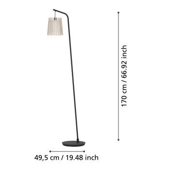 Lampadar FATTORIA Eglo 900905, 1xE27