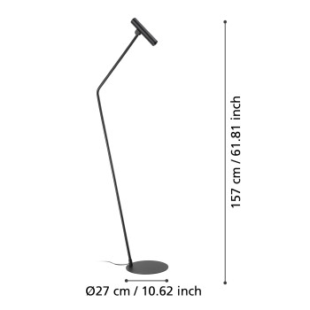 Lampadar LED ALMUDAINA Eglo 900909, 5W