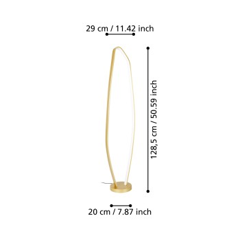 Lampadar LED VALLEROSA Eglo 900919, 25.2W