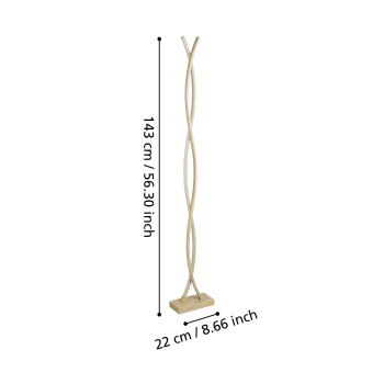Lampadar LED LASANA 4 Eglo 901107, 36W