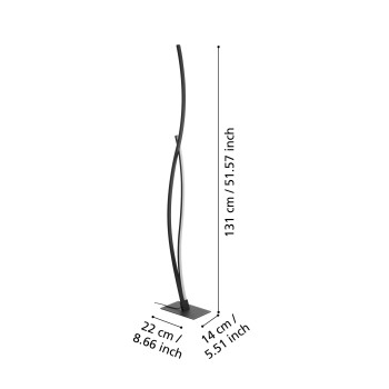 Lampadar LED GRISOLIA Eglo 901209, 20W