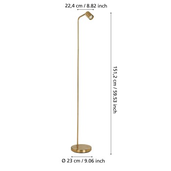 Lampadar RIGOMAGNO Eglo 901866, 1xGU10