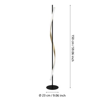 Lampadar LED CONAPRATO Eglo 902138, 20W