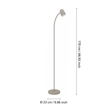 Lampadar CARLO Eglo 902171, 1xE14