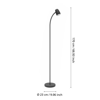 Lampadar CARLO Eglo 902172, 1xE14
