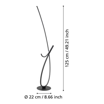 Lampadar LED CARDONCITO Eglo 902349, 20W