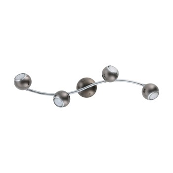 Plafoniera BIMEDA nickel-nero/crom Eglo 31008, 64x10 cm, 4xGU10