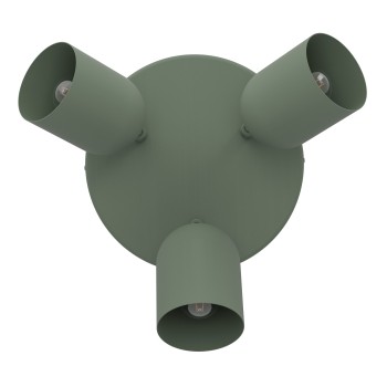 Plafoniera TILSTON verde Eglo 44134, D25 cm, 3xE14