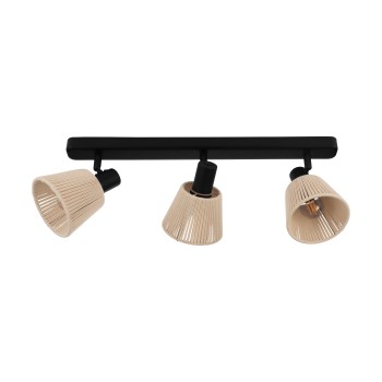 Plafoniera SEAGARD negru Eglo 44141, 52x11.5 cm, 3xE14