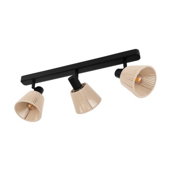 Plafoniera SEAGARD negru Eglo 44141, 52x11.5 cm, 3xE14