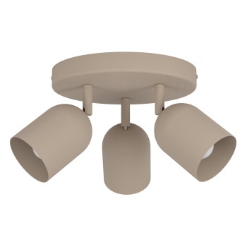 Plafoniera TILSTON sandy Eglo 44163, D25 cm, 3xE14