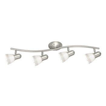 Plafoniera DAKAR 1 nichel satinat Eglo 88474, 65x10 cm, 4xE14
