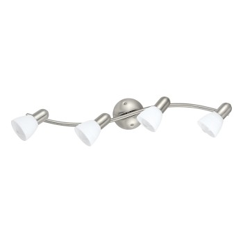 Plafoniera DAKAR 1 nichel satinat Eglo 88474, 65x10 cm, 4xE14