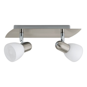 Plafoniera ENEA nichel satinat Eglo 90984, 30x7 cm, 2xE14